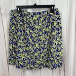 Jamie Sadock Women’s 12 Grey Yellow Patterned Skort Athletic Golf Tennis Outdoor Photo 2