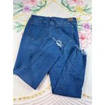 Sofia Jeans by Sofia Vergara Rosa High Rise Skinny Jeans Blue Raw Hem Size 12 Photo 6