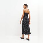 Reformation NWT Joana Dress strapless midi color Breezy black white size Large L Photo 5