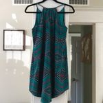 Moa Moa Teal Aztec Print Dress (Sz M) Photo 1
