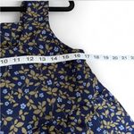 Moon River - Anthropologie blue Floral Print Dress sz xs Photo 3