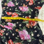 Storia  Black Floral Long Sleeve Dress Size XS Photo 12