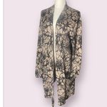 Peruvian Connection  Pima Alpaca
Blend Long Cardigan Black Beige
Print XL Photo 4