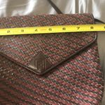 Fendi Vintage Woven Small Leather Crossbody Brown Bag Photo 7