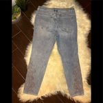 Soft Surroundings  stone washed bronze studded cropped denim sz 14 Photo 4