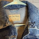 We The Free Free People Distressed Blue Denim Jacket Photo 1