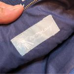 Noonday navy with sequin foldover clutch with hand embroidery Blue Photo 5