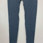 Pink Lily Textured Leopard Blue Leggings Size Medium Photo 5