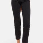 Free People NWT - Stovepipe High-Rise Tapered Leg Jeans Black Out Photo 0