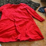 Flax  medium red blouse Photo 2