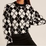 Abercrombie & Fitch Soft A&F Argyle Pullover Sweater Size Medium Photo 0