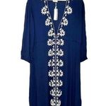 PPLA  Clothing Boho Blue Maxi Dress NWT Medium Photo 0