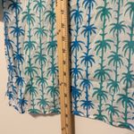 Roberta Roller Rabbit Roller Rabbit Tropical Tunic Size Small Coverup Palm Tree Beach Summer Top Blue Photo 7