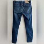 ZARA Trafaluc Medium Blue Distressed Jeans with Pearl Hem Skinny Jeans, Size 4 Photo 11