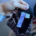 Alya Black Floral Hi-Low Cut Out Trapeze Dress Photo 3