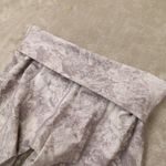 Lululemon Wunder Under Fold Down High-Rise Crop Scalloped Gray Womens size 6 Photo 4