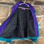 CB Sport Vintage Blue Green Zip Up Windbreaker Bomber Jacket Photo 3