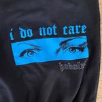 Just Apparel I Do Not Care Hoodie in Black and Blue Size XL Photo 5