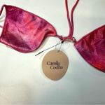 Camila Coelho  Ileana Swim Top in Pink Sparkle XS Photo 4