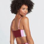 L rebel stripe bikini top L*Space XS NEW WITH TAGS Photo 1