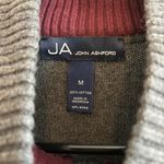 John Ashford  Striped Quarter Zip. Men’s size M. Photo 2