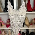 Victoria's Secret Victoria’s Secret white dream angels lace bodysuit Photo 4