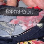 PaperMoon  Blue and Red‎ floral Camisole Photo 1