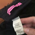 Maternal America Womens Dress Sz S Black Strapless Mesh Lace Trim Maternity‎ Photo 6