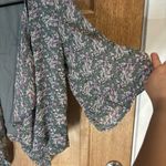 Forever 21 women floral green and Purple cardigan Photo 2