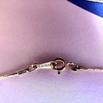 Avon vintage dainty rhinestone pendant necklace Gold Photo 5