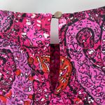 Ann Taylor  Blouse Size 4 Paisley Print Business Casual Office Work Evening Light Photo 5