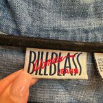 Bill Blass Vintage  Denim Cotton Full Zip Short Sleeve Top Blouse Plus Size 2X Photo 7