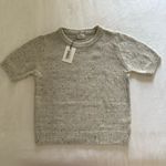 Common Threads Women's Short Sleeve Knit Sweater Top Speckled Ivory Size PS NWT Photo 3