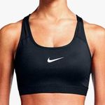 Nike  Black DRI-FIT Medium Support Padded Sports Bra Size Small Photo 0