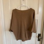 The Reset R Label tan wool cashmere dolman sleeve sweater size small/medium Photo 7