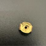 Vintage 925 Sterling Silver Tricolor Chevron Link Dangling Earrings 3g. Gold Photo 14