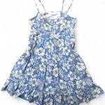 Hollister Blue flower Flowy dress  Photo 0