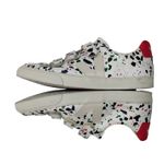 VEJA  Womens Esplar Leather 3 Lock Sneakers Terrazzo Paint Splatter Size US 8 Photo 4