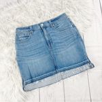 Madewell Women's Step Hem Mini Jean Skirt Size 28 Photo 2