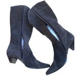 Pazzo Sioux Chocolate Brown Suede Rhinestone Embellished Cowboy Boots Size 11 Photo 3