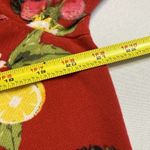 Christopher & Banks  Womens Red Button-Front Short Sleeve Cotton‎ Sweater Sz 14 # Photo 6