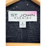 St. John  Evening Beaded Embellished Knit Jacket Blazer USA Made Black Luxury 8 Photo 3