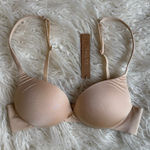 SKIMS  Ultimate Push up Plunge Bra Sand Size 30B Photo 0