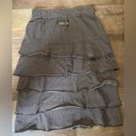 Matilda Jane Brown/White Heart Patterned Tiered/Ruffle Skirt Size Medium Photo 3