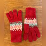 Y2K Angora/lambswool Berkshire Fashions 2001 Fair Isle Gloves – Ladies Christmas White Photo 1