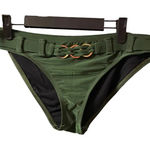La Blanca  OLIVE GREEN CHAIN LINK BIKINI BOTTOMS Photo 0