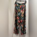 ZARA  Multicolor Floral‎ Wide-Leg Pants Size M Photo 1