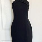 Adelyn Rae  Halter Black Sheath Asymmetrical Dress Photo 2