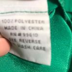 Thamp Kelly green slit open back blouse Women's too size S Photo 3