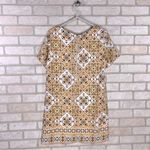 Lulus Lulu’s Dandy Lion Yellow Print Short Sleeve Shift Dress Size S Photo 5